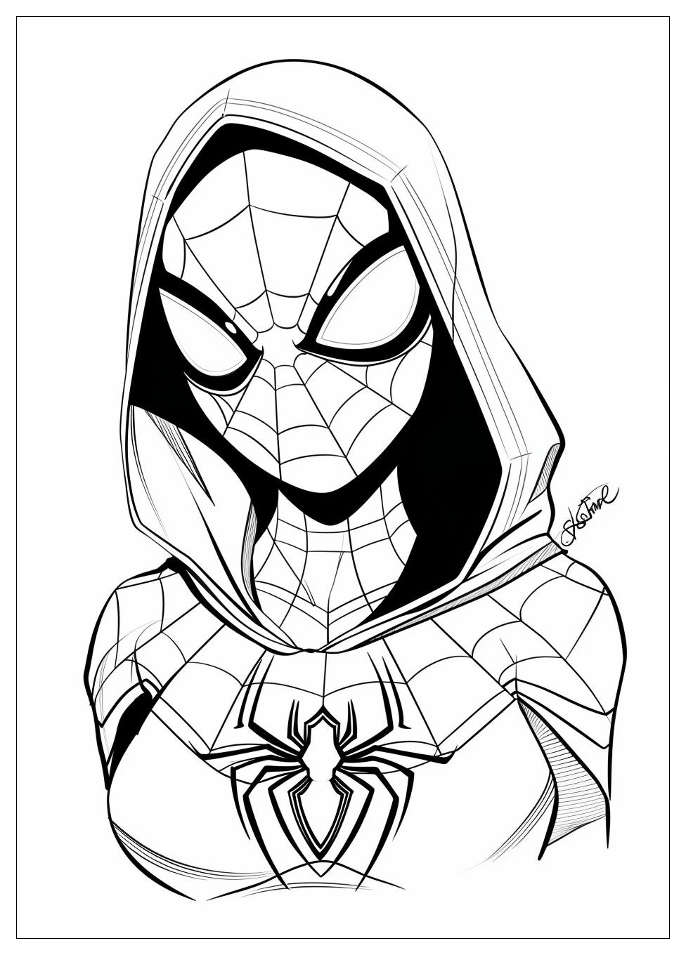 Spider Gwen Coloring Pages-3