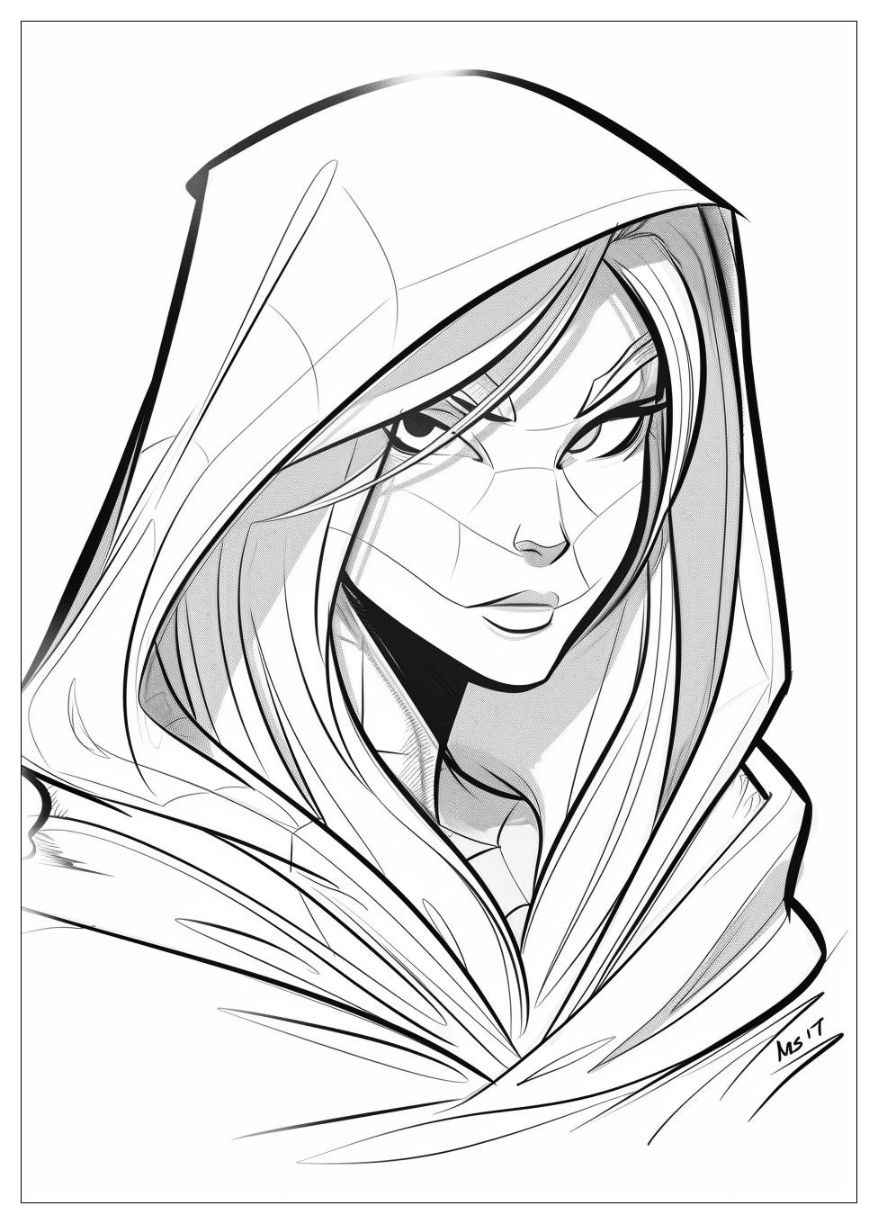 Spider Gwen Coloring Pages-5