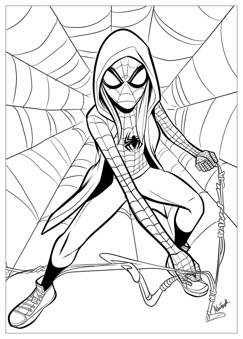 Spider Gwen Coloring Pages-6