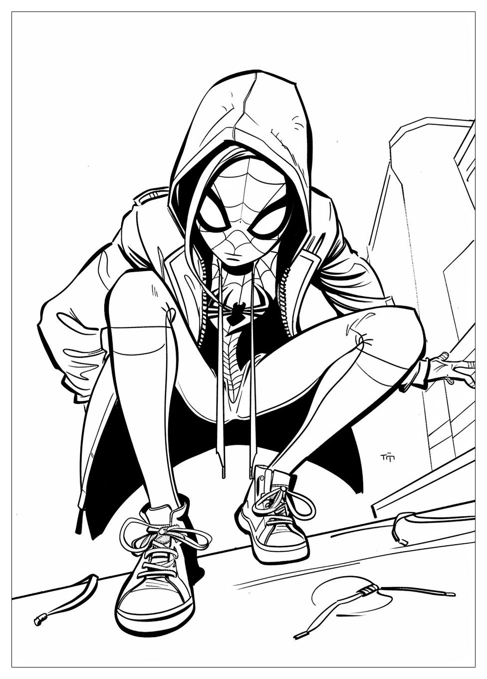 Spider Gwen Coloring Pages-7