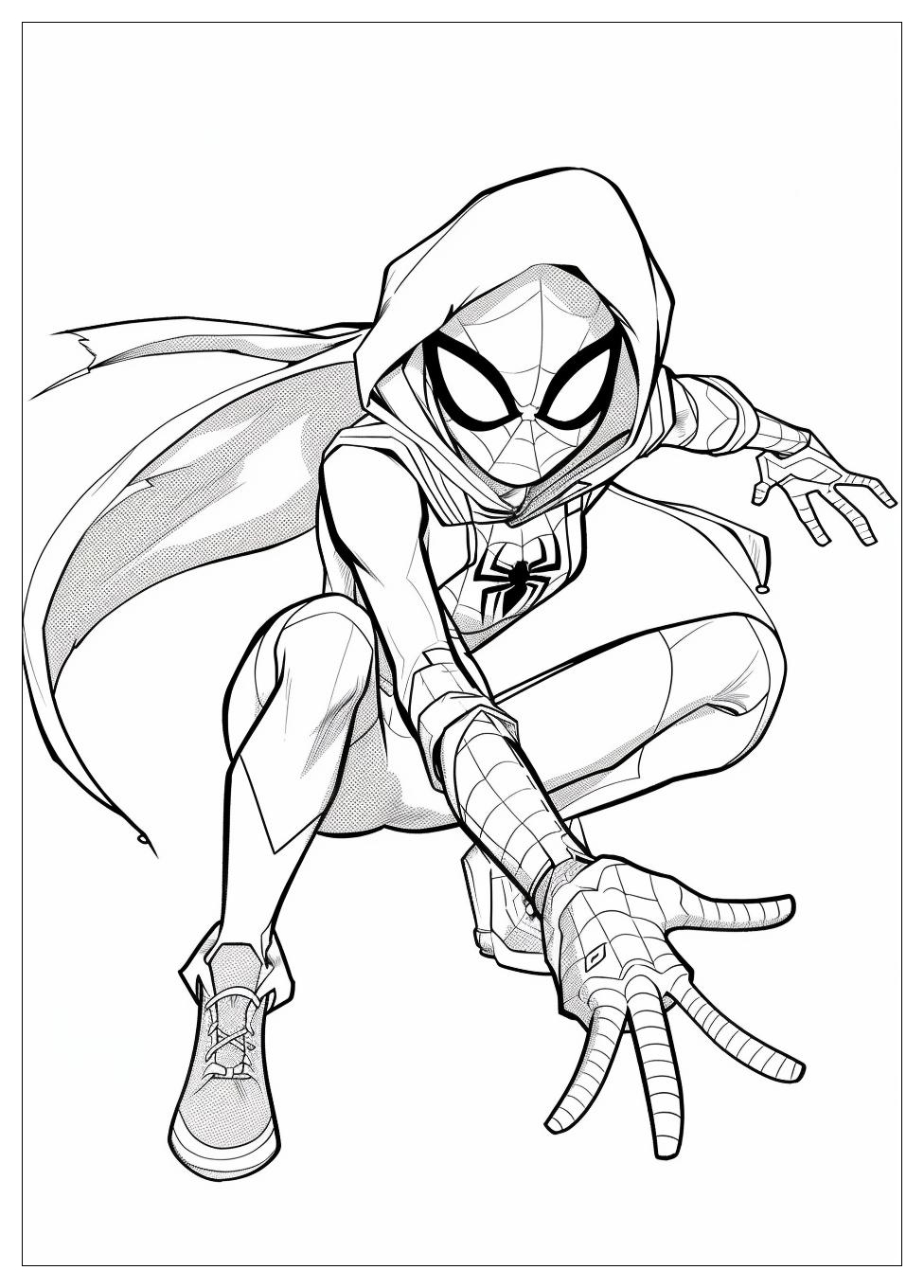 Spider Gwen Coloring Pages-8