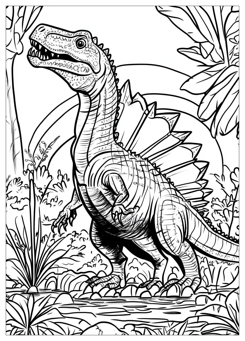 Spinosaurus Coloring Pages-17