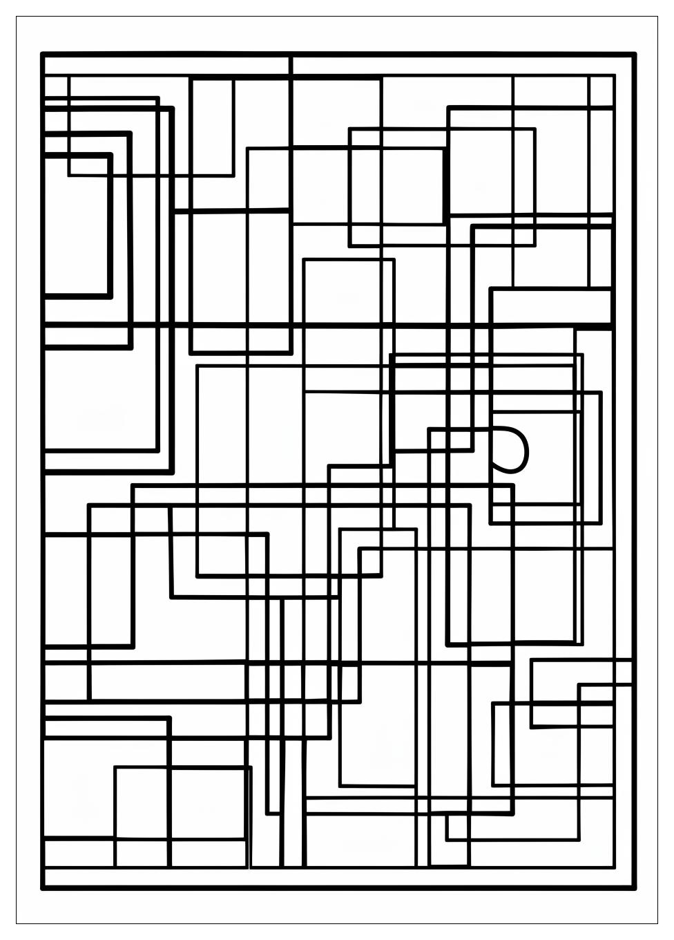 Square Coloring Pages-7