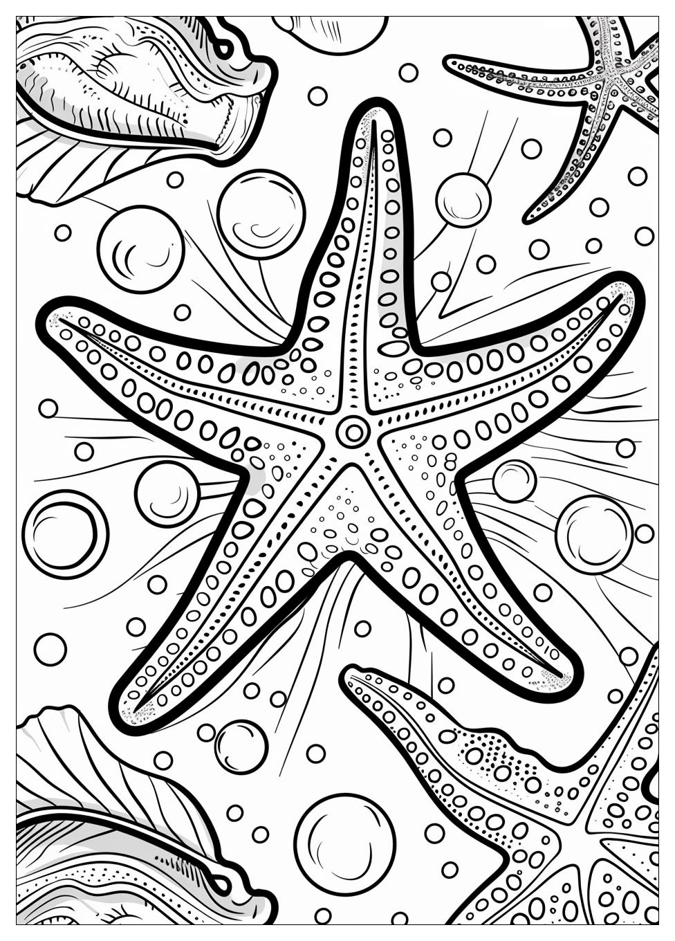 Starfish Coloring Pages-1