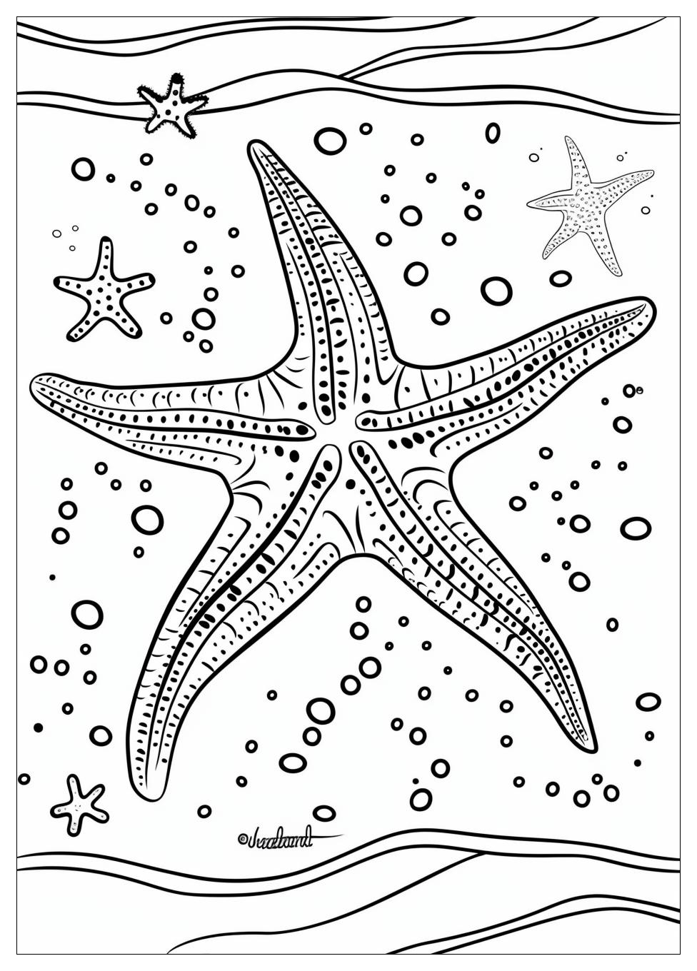 Starfish Coloring Pages-10