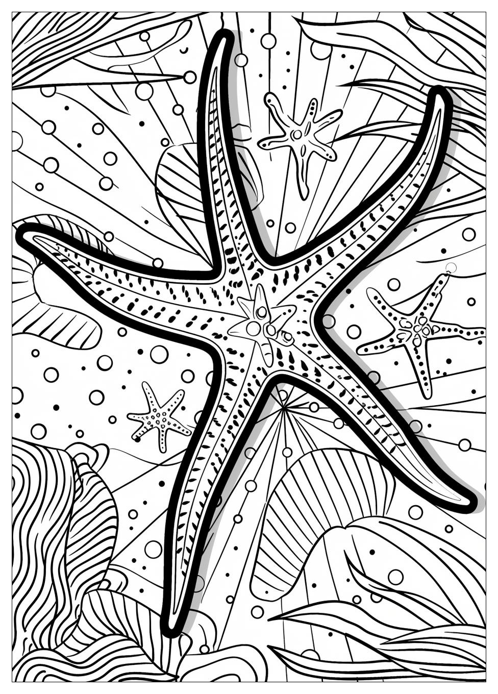 Starfish Coloring Pages-11