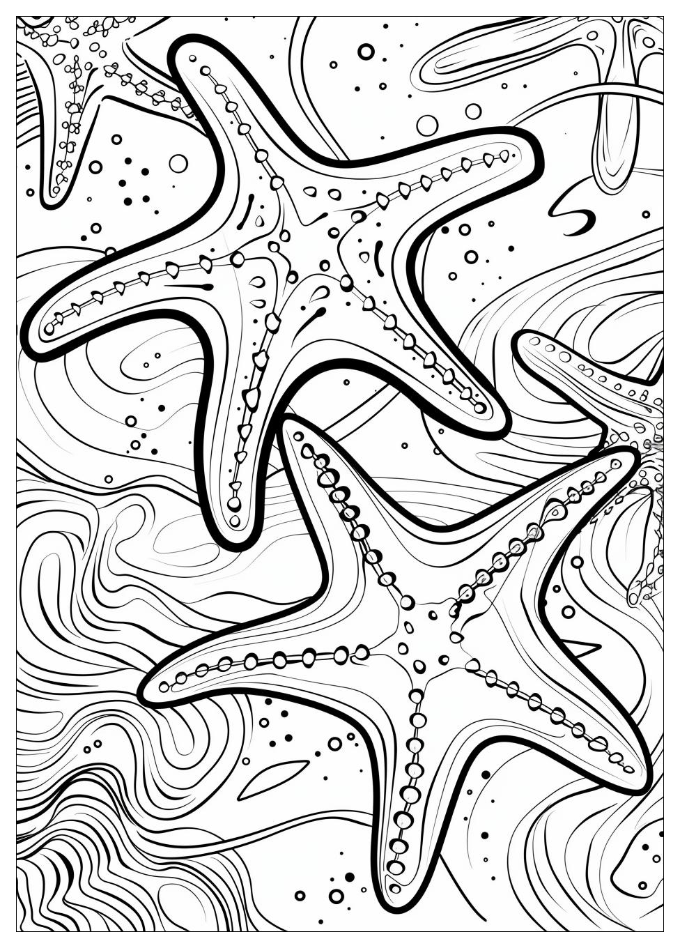 Starfish Coloring Pages-12