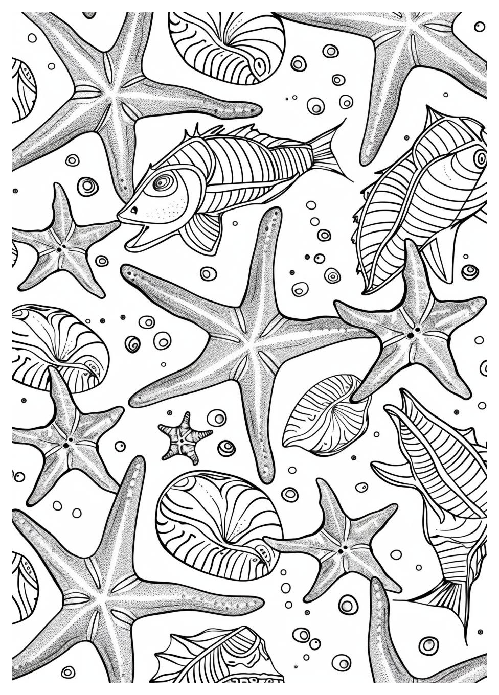 Starfish Coloring Pages-14