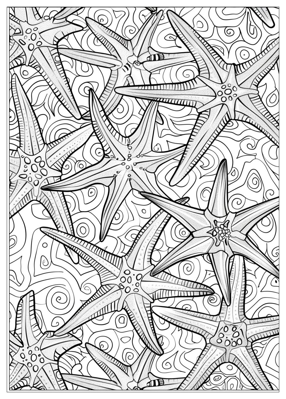 Starfish Coloring Pages-17