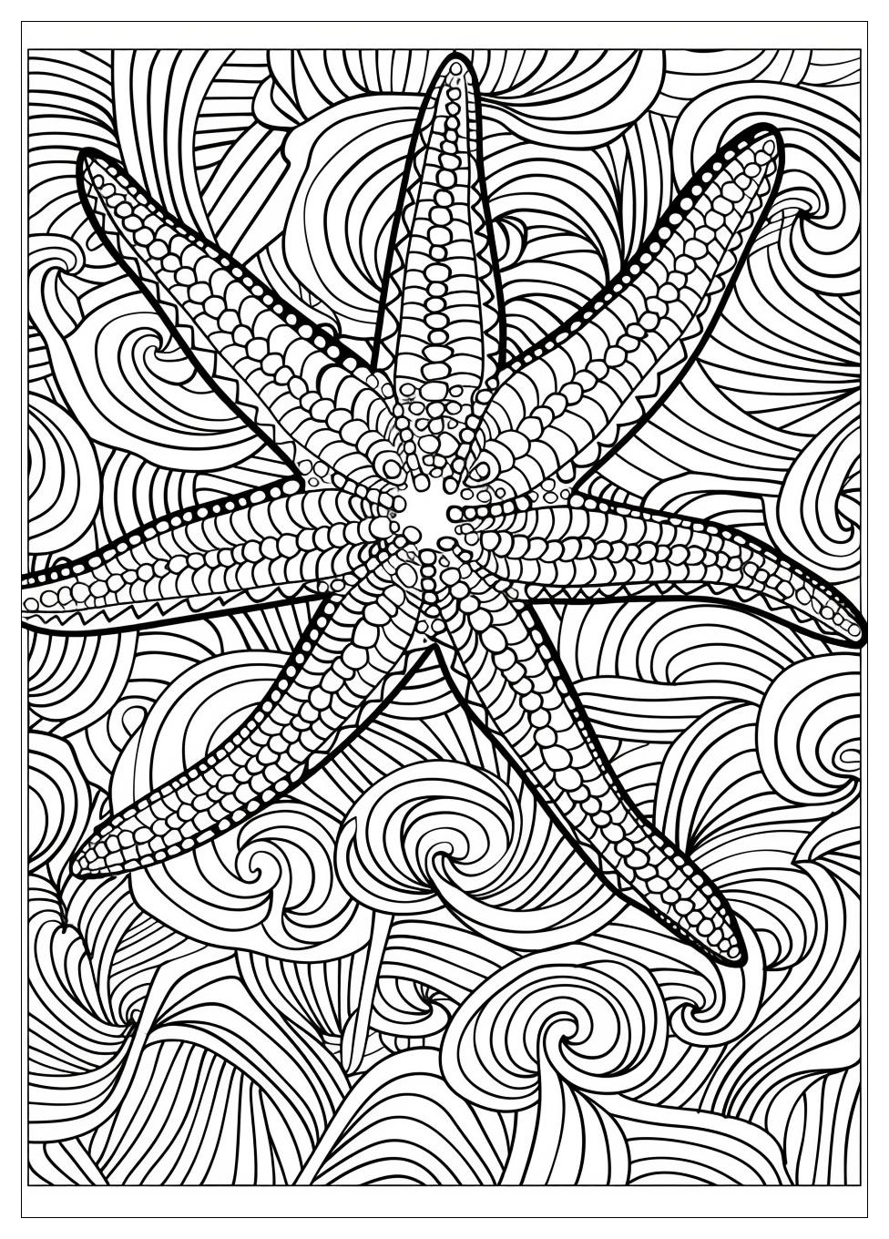 Starfish Coloring Pages-19