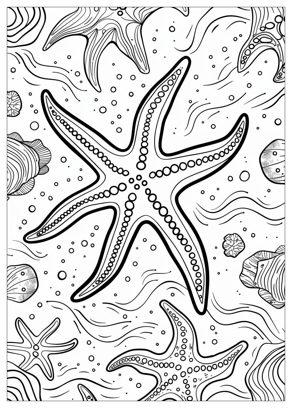 Starfish Coloring Pages-2