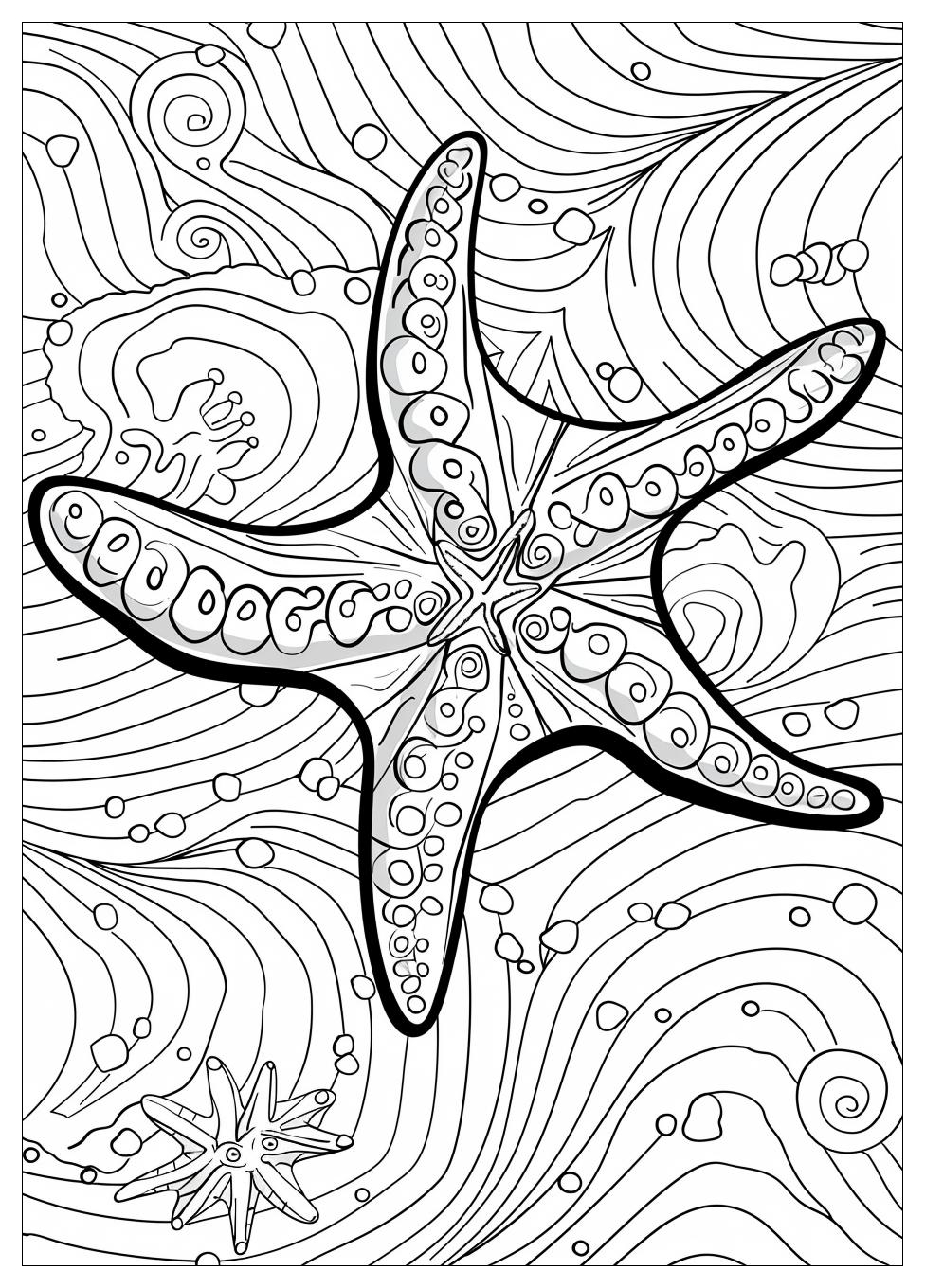 Starfish Coloring Pages-5