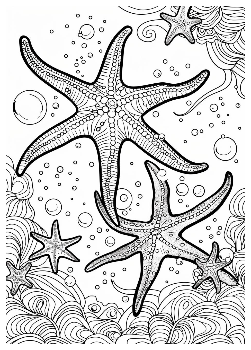 Starfish Coloring Pages-7