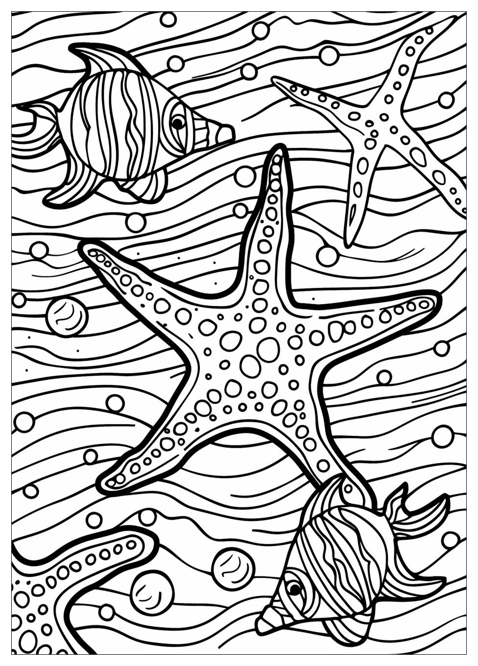 Starfish Coloring Pages-8
