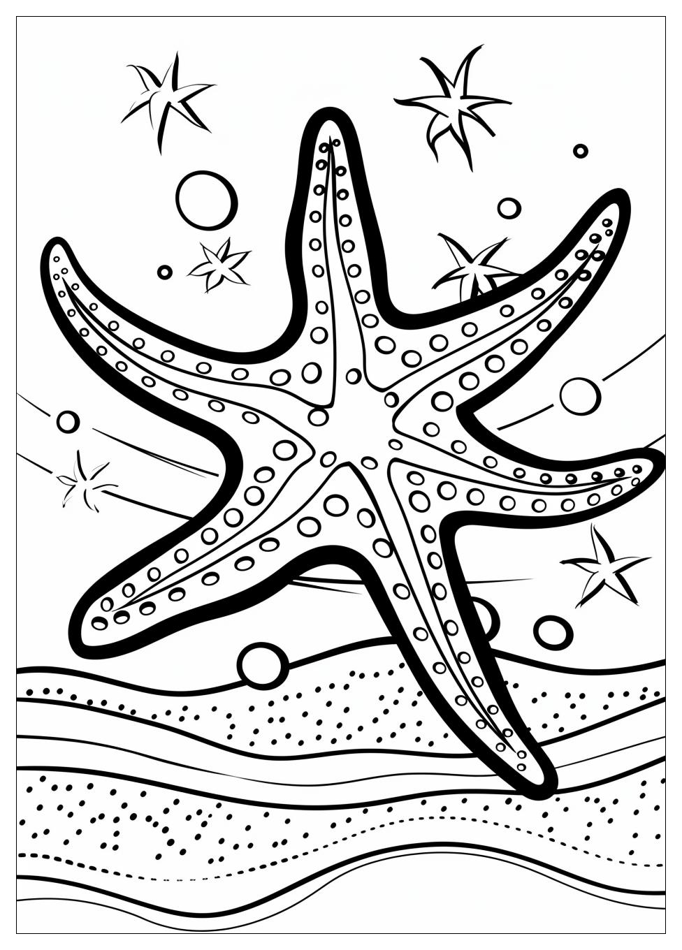Starfish Coloring Pages-9