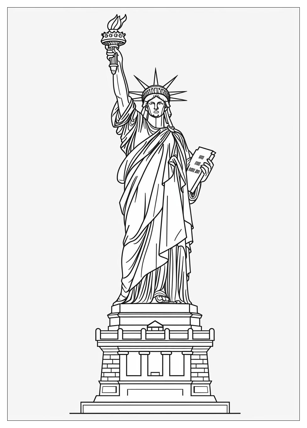Statue of Liberty Coloring Pages-14