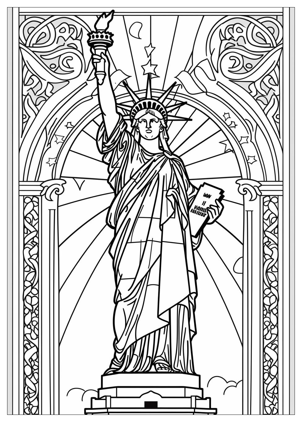Statue of Liberty Coloring Pages-15