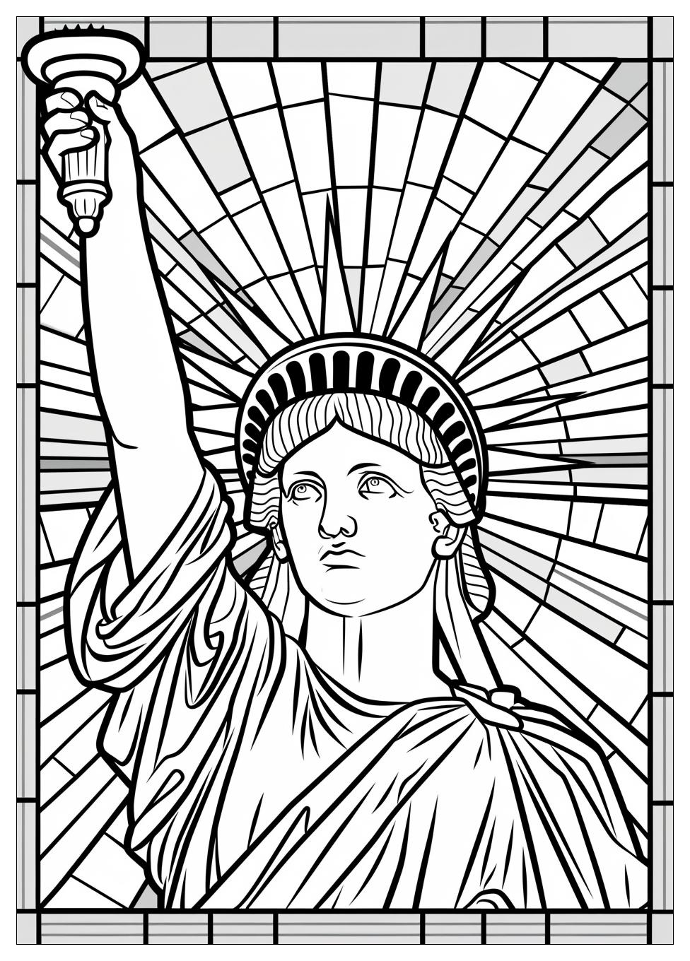 Statue of Liberty Coloring Pages-16