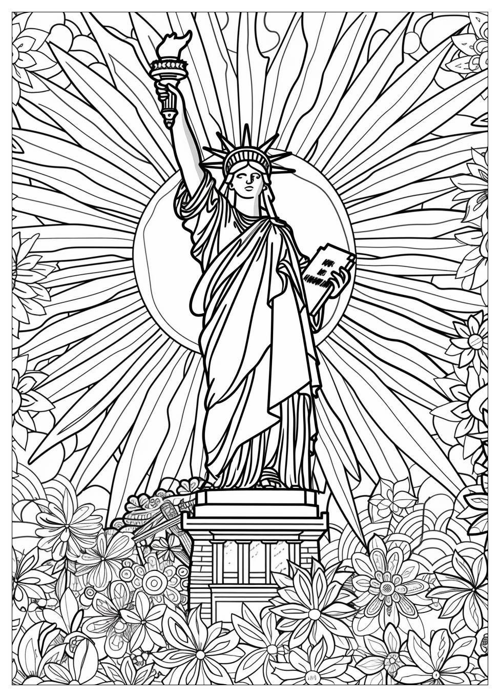 Statue of Liberty Coloring Pages-18