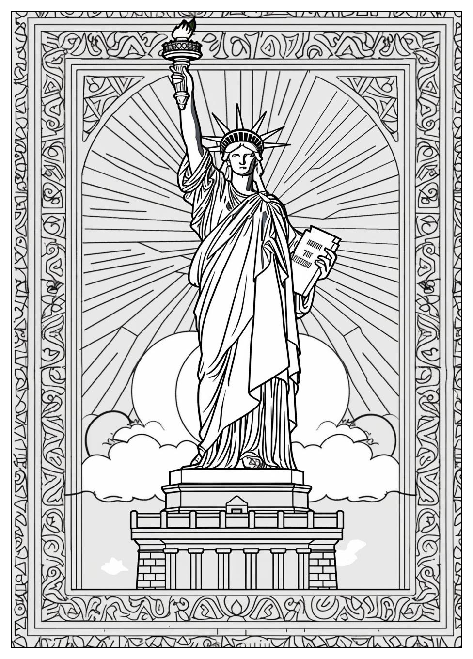 Statue of Liberty Coloring Pages-20
