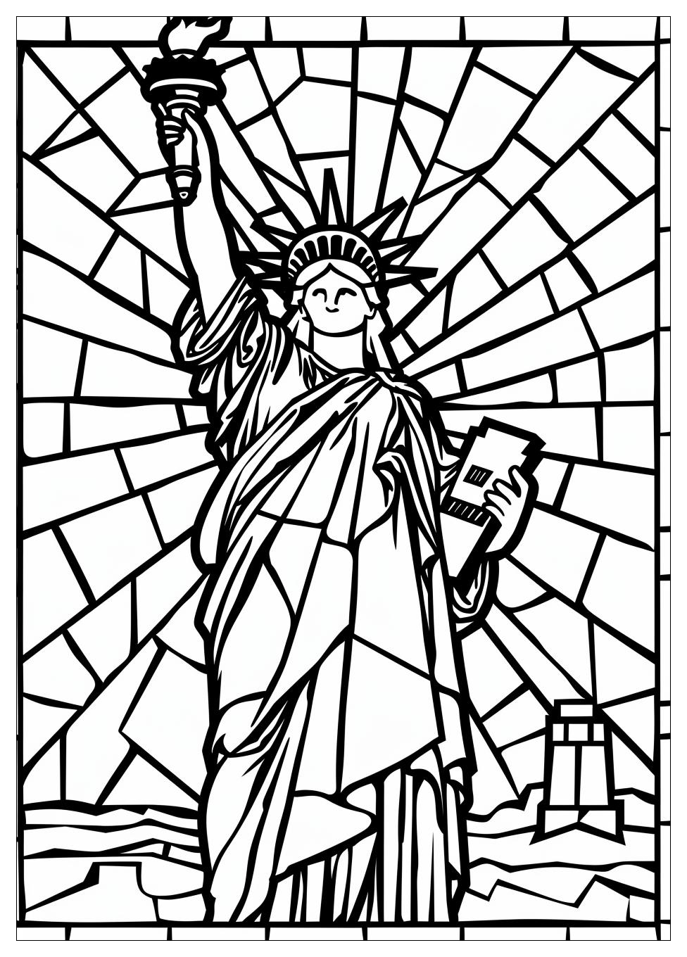 Statue of Liberty Coloring Pages-3