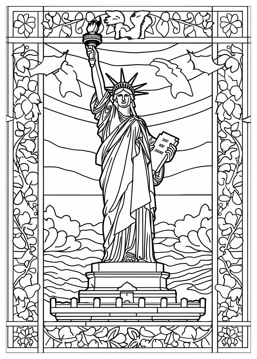 Statue of Liberty Coloring Pages-5