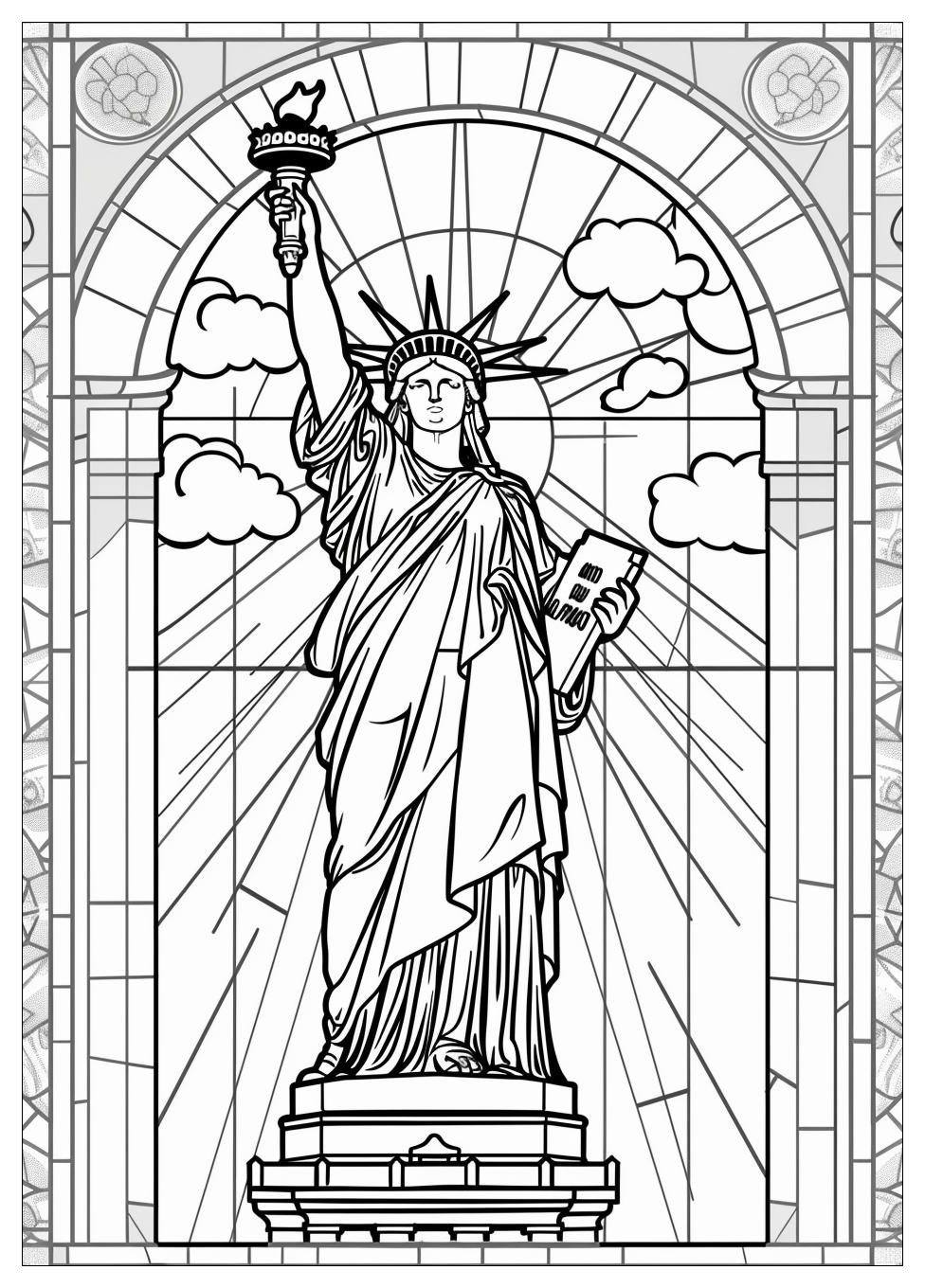Statue of Liberty Coloring Pages-7