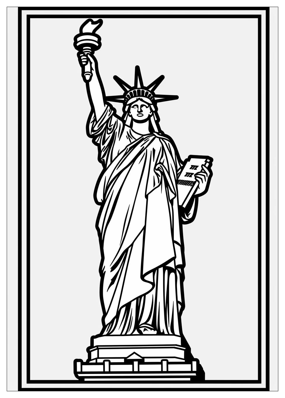 Statue of Liberty Coloring Pages-8