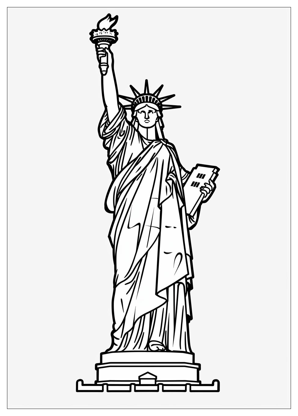 Statue of Liberty Coloring Pages-9
