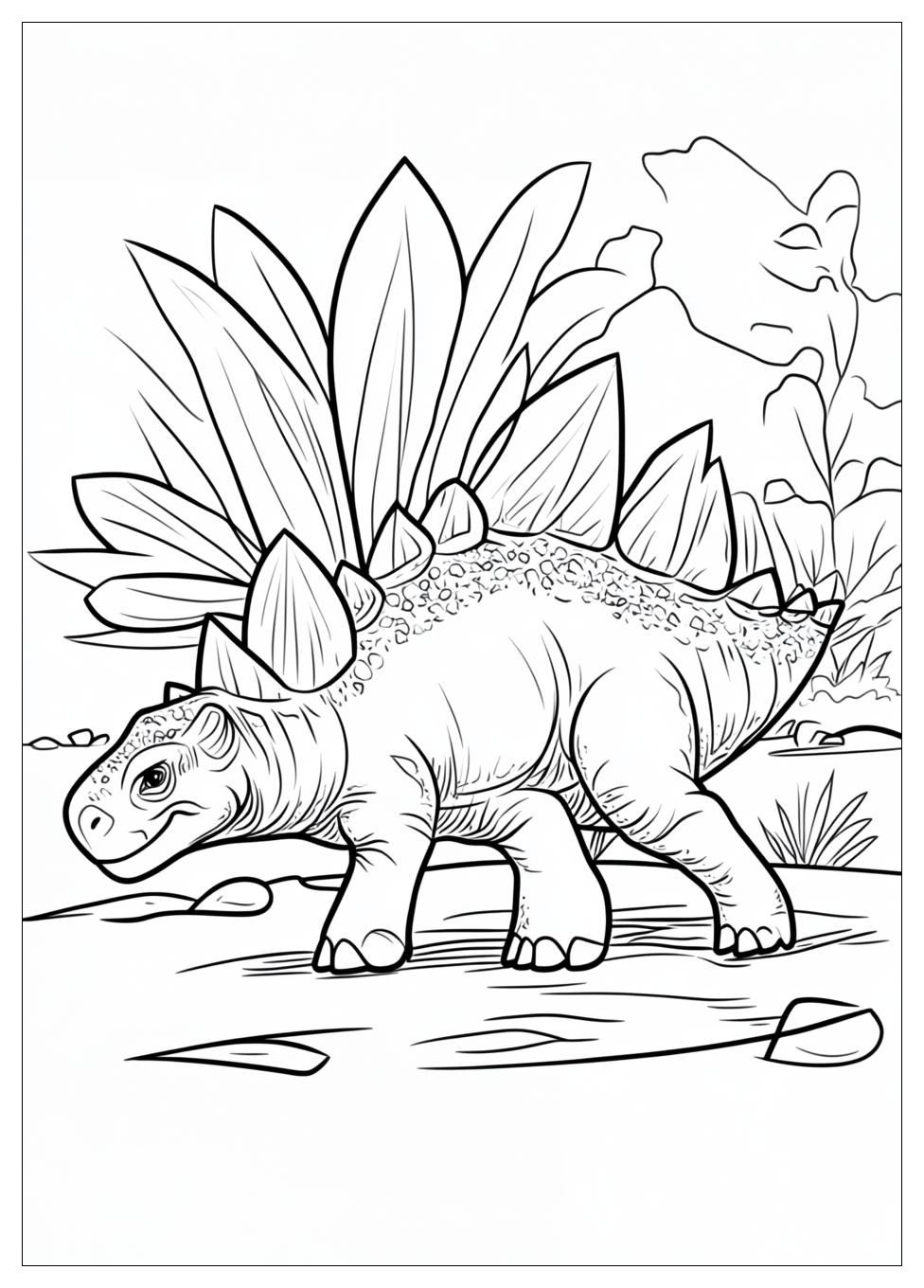 Stegosaurus Coloring Pages-1