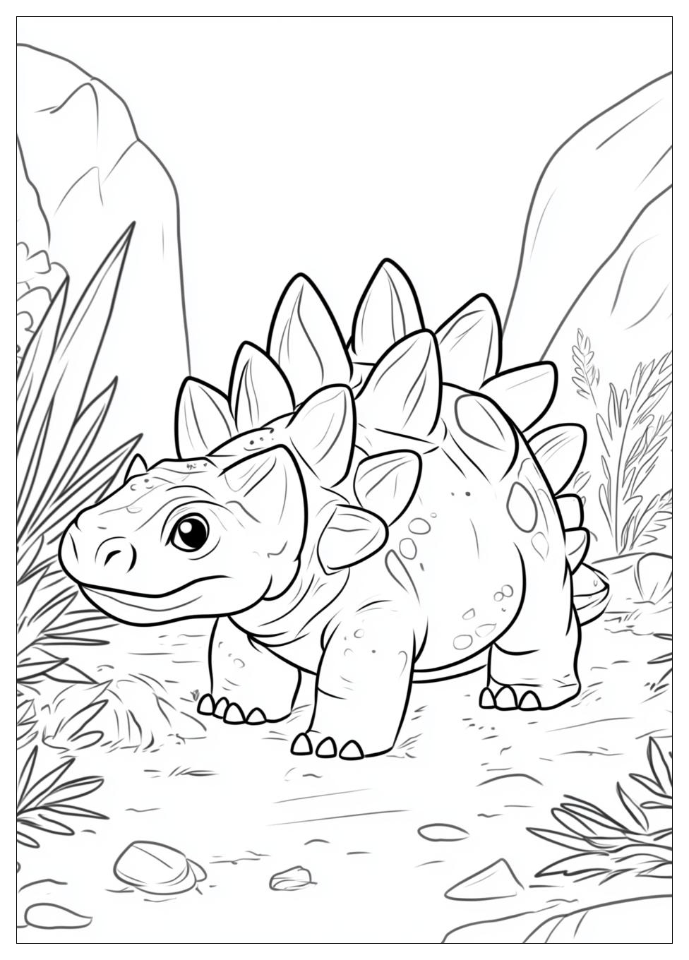 Stegosaurus Coloring Pages-10