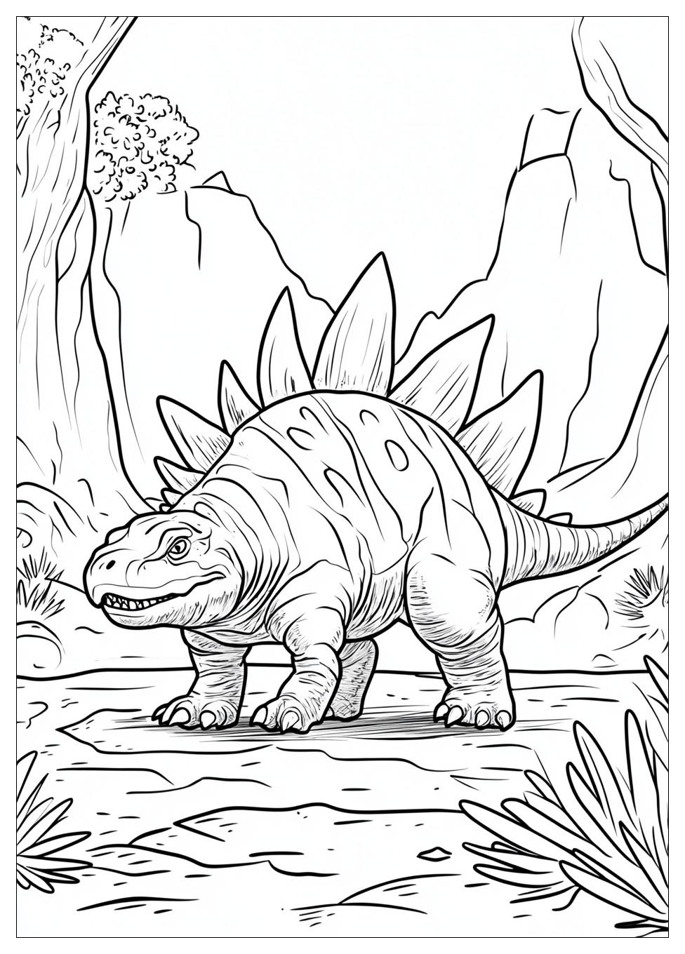 Stegosaurus Coloring Pages-11