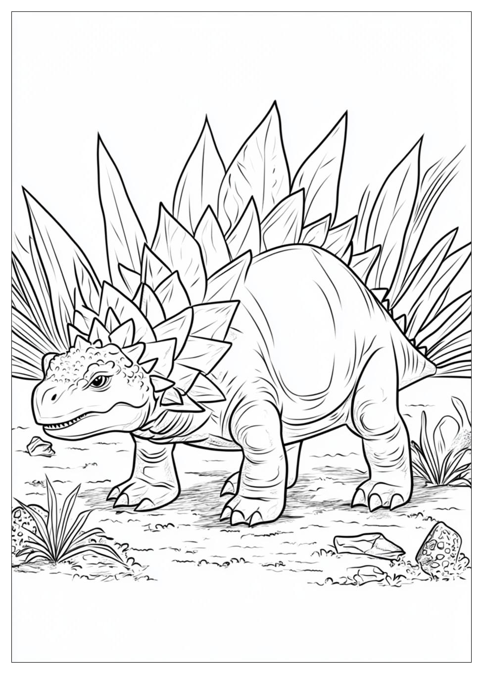 Stegosaurus Coloring Pages-17