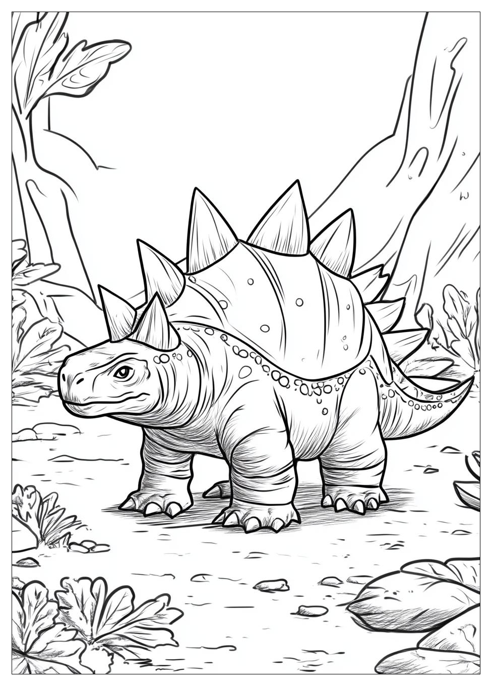 Stegosaurus Coloring Pages-2
