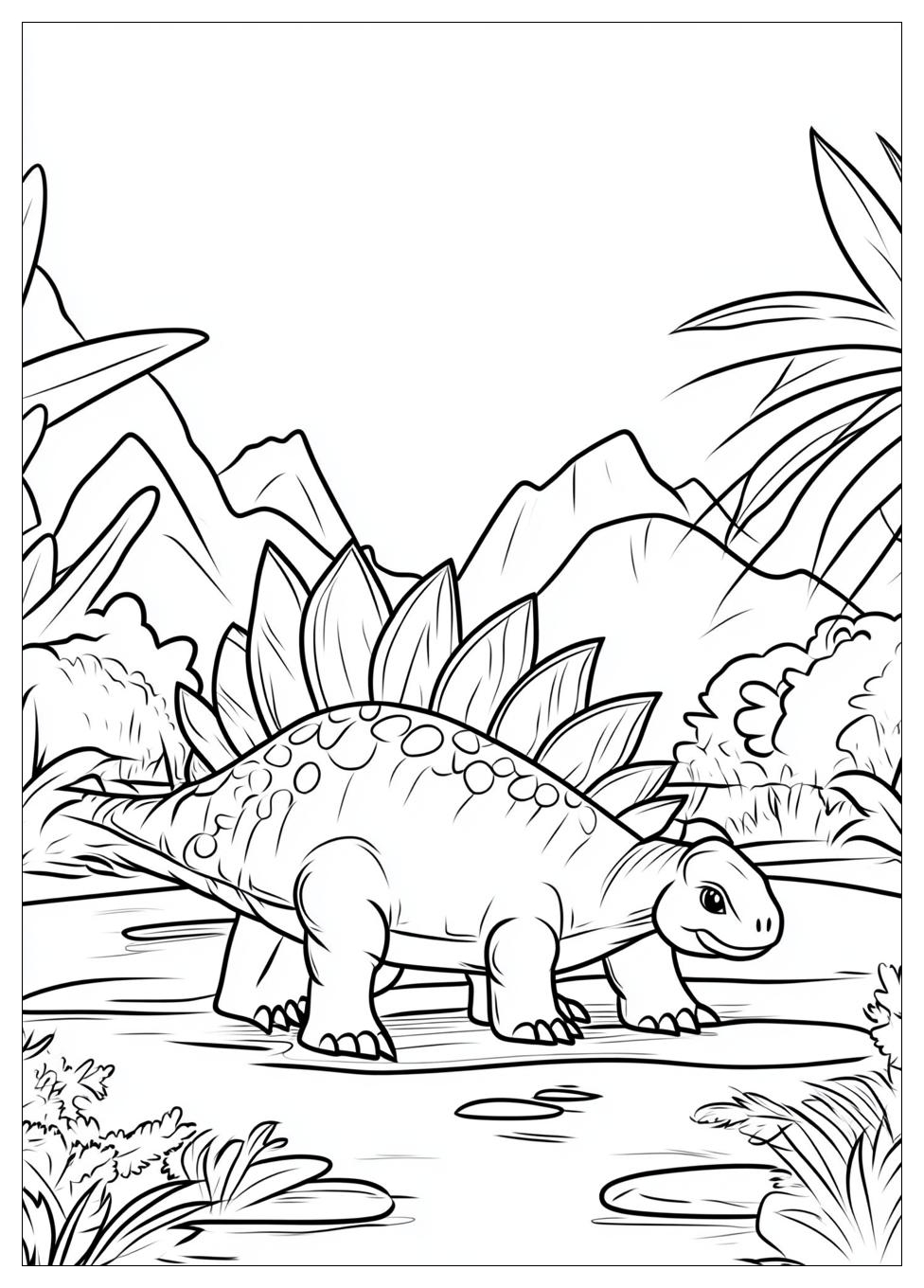 Stegosaurus Coloring Pages-3