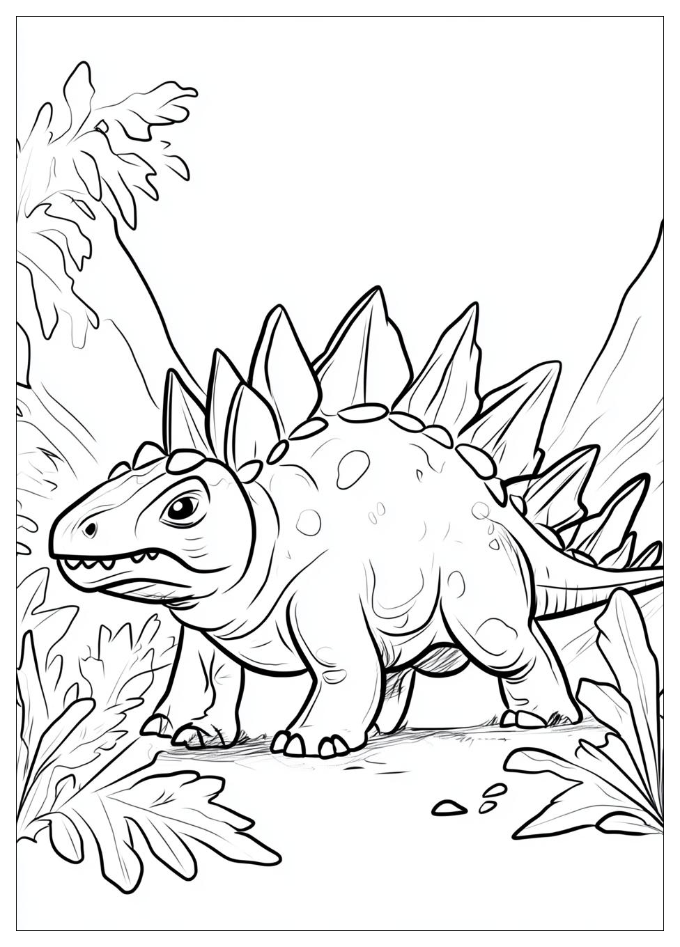 Stegosaurus Coloring Pages-4