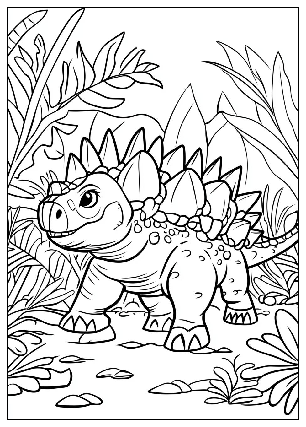 Stegosaurus Coloring Pages-5