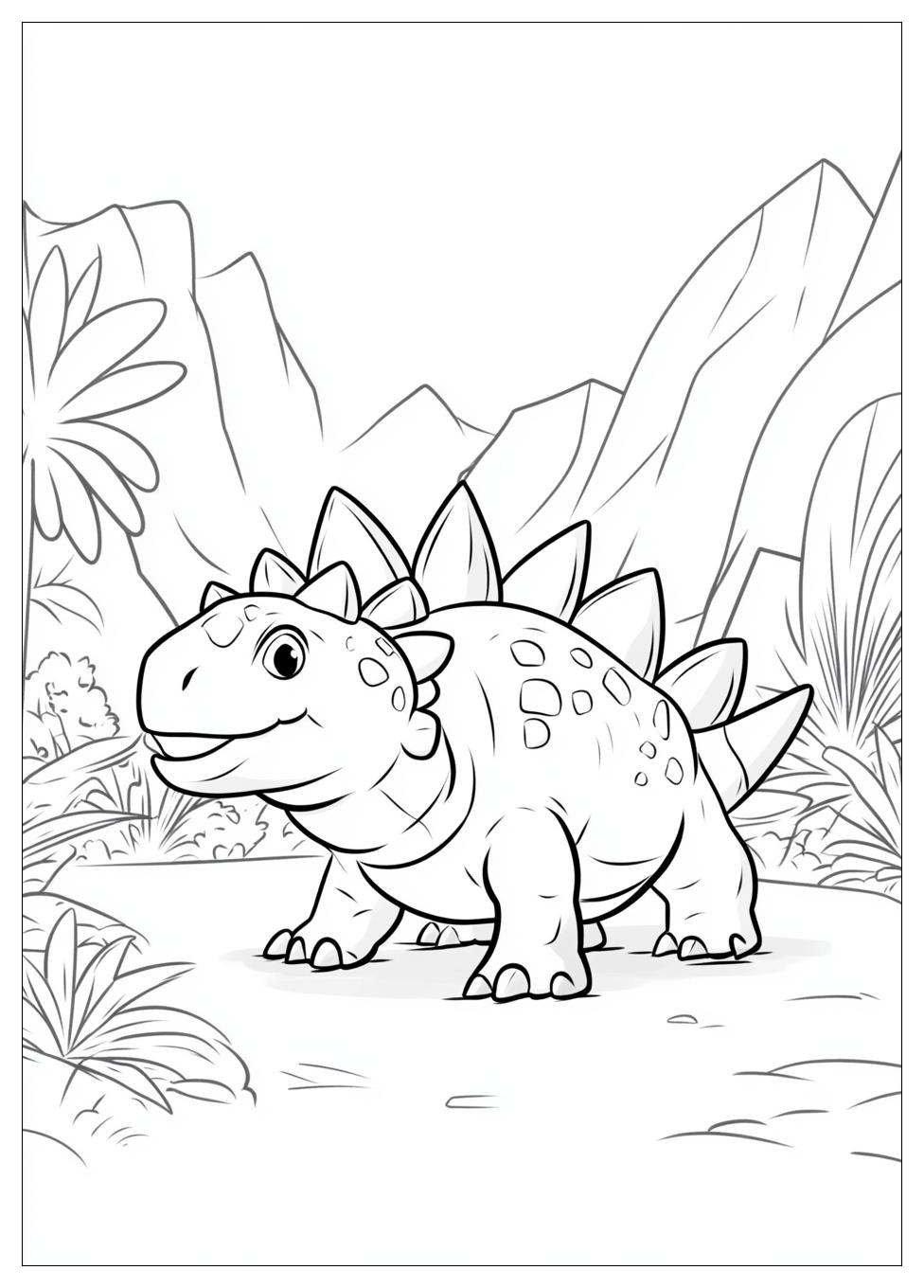 Stegosaurus Coloring Pages-7
