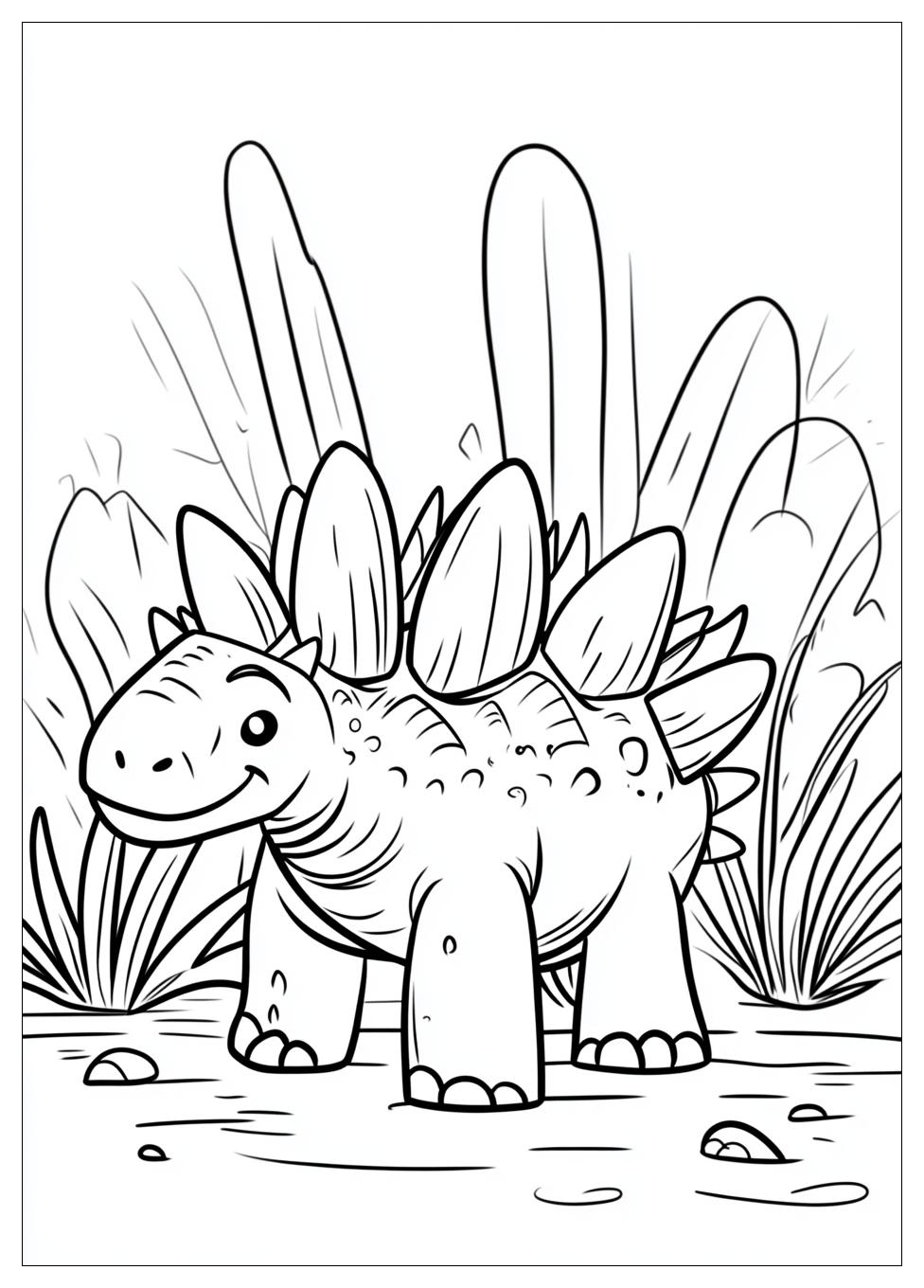 Stegosaurus Coloring Pages-8