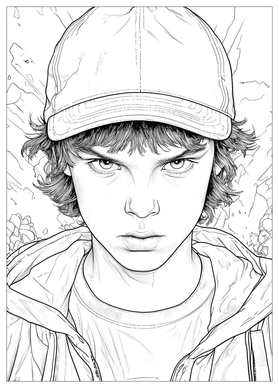 Stranger Things Coloring Pages-1