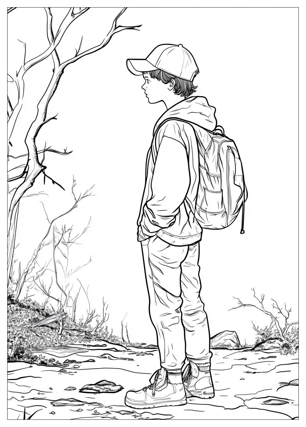 Stranger Things Coloring Pages-14