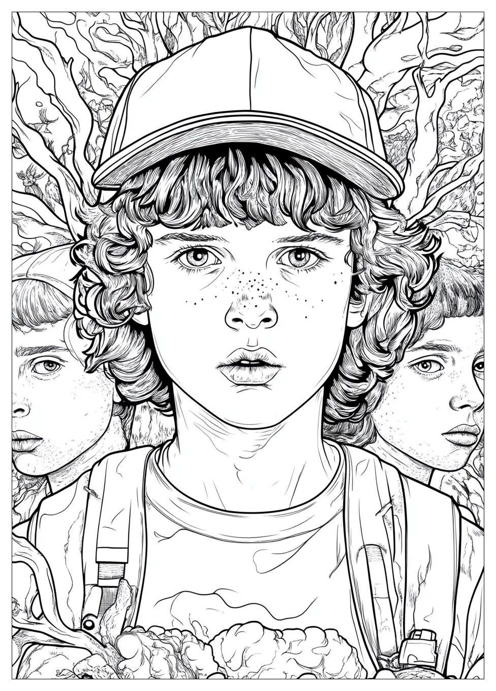 Stranger Things Coloring Pages-16