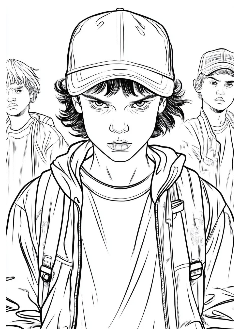 Stranger Things Coloring Pages-2