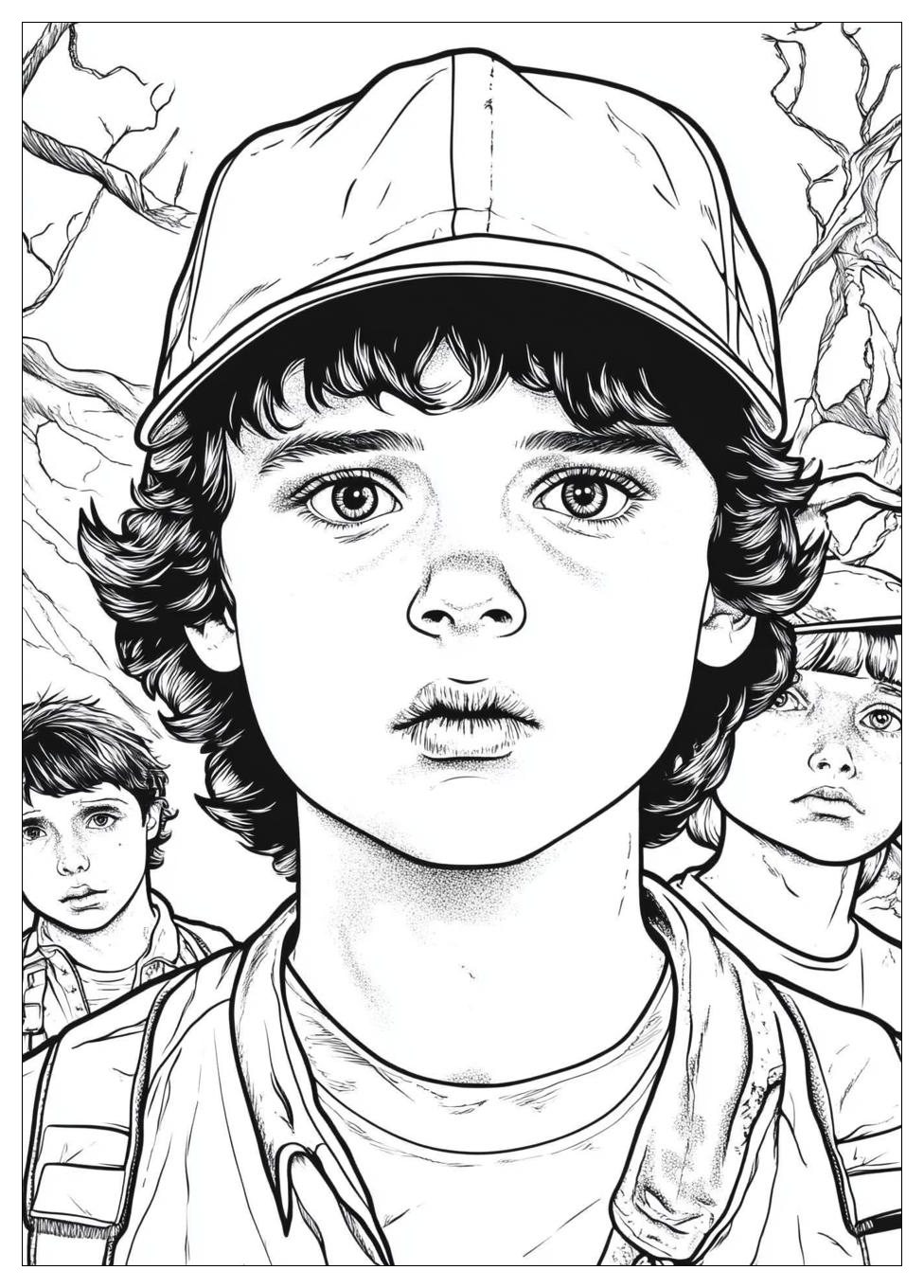 Stranger Things Coloring Pages-7