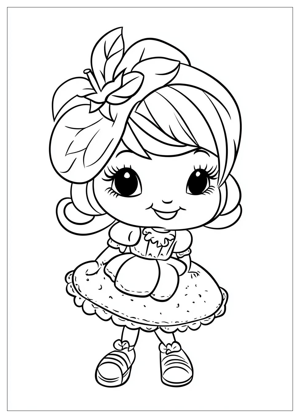 Strawberry Shortcake Coloring Pages-1