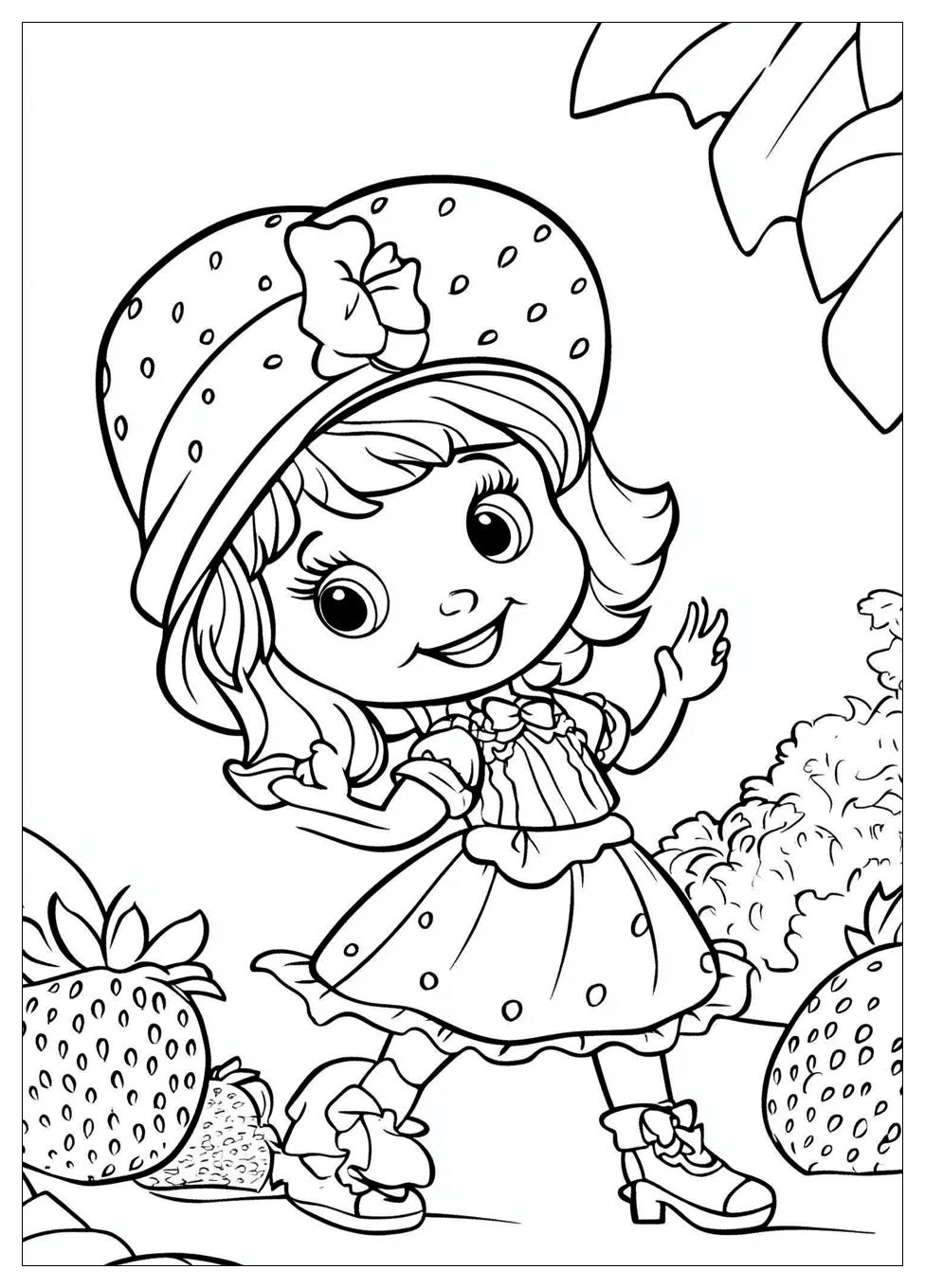 Strawberry Shortcake Coloring Pages-2