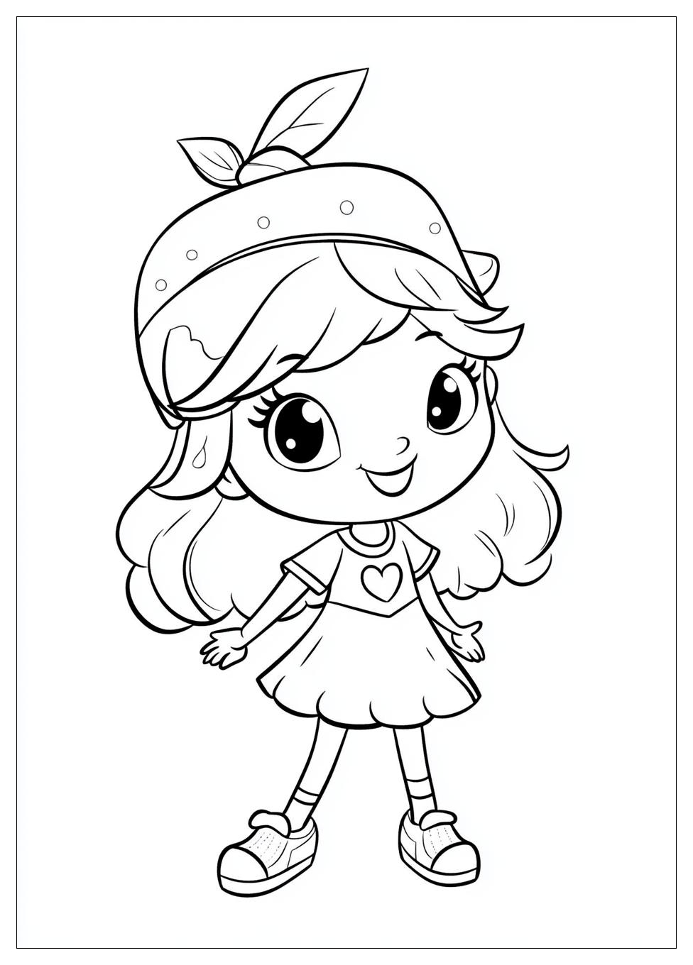 Strawberry Shortcake Coloring Pages-3