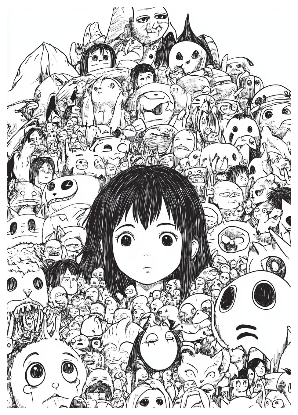 Studio Ghibli Coloring Pages-11
