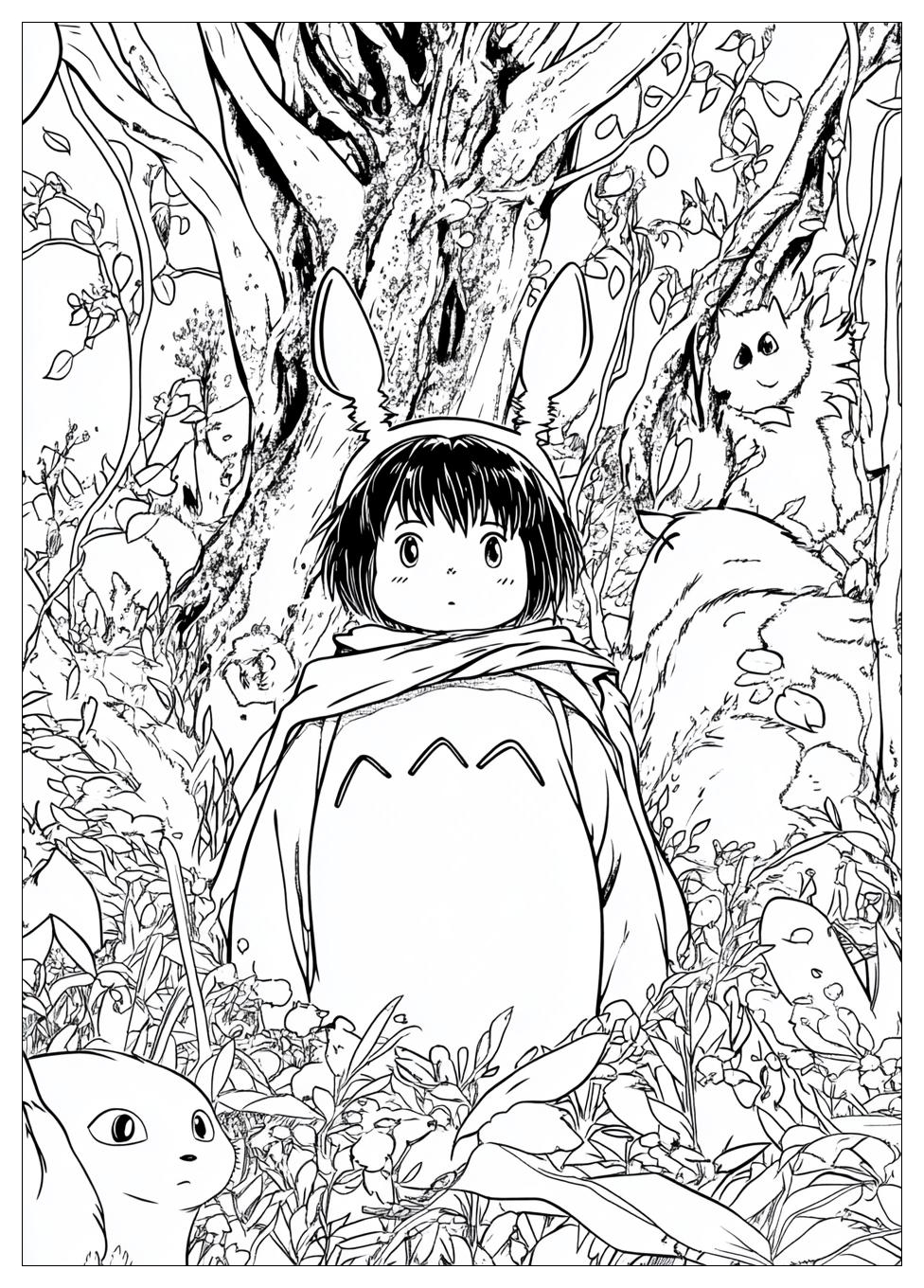 Studio Ghibli Coloring Pages-17
