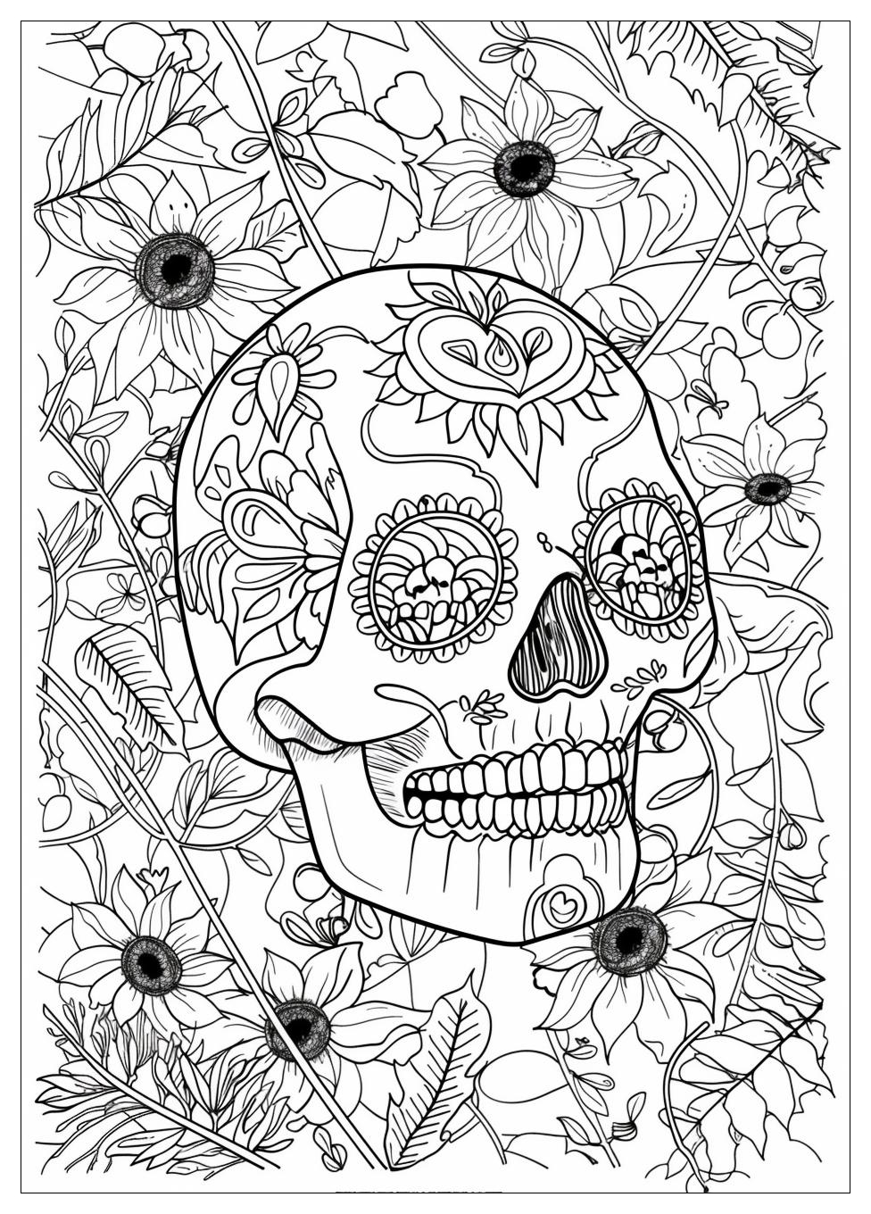 Sugar Skull Coloring Pages-15
